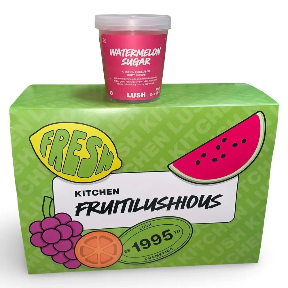LUSH Watermelon Sugar Body Scrub 10.4 oz Limited Edition Scented Fresh June 2026